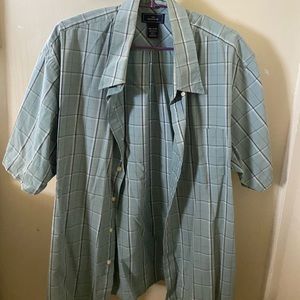 Casual Green Button Shirt